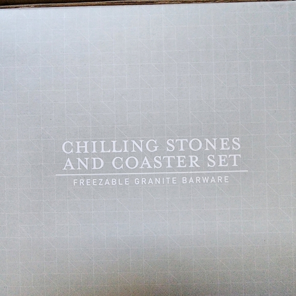 Studio Mercantile Wine Glasses Chilling Stones and Coaster Set - Picture 8 of 8